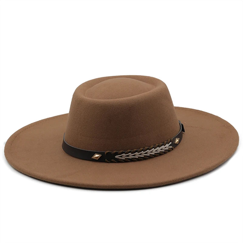 men's hats hats for women british cup hat Caps Women's cowboy luxury elegant country Panama fedora jazz chapéu cowgirl domo hat