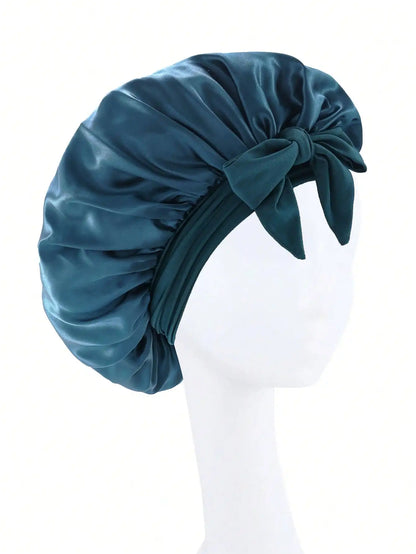 Satin Bonnet Silk Bonnet Adjustable Bonne For Sleeping Hair Bonnet With Tie Band Bonnets For Women Men