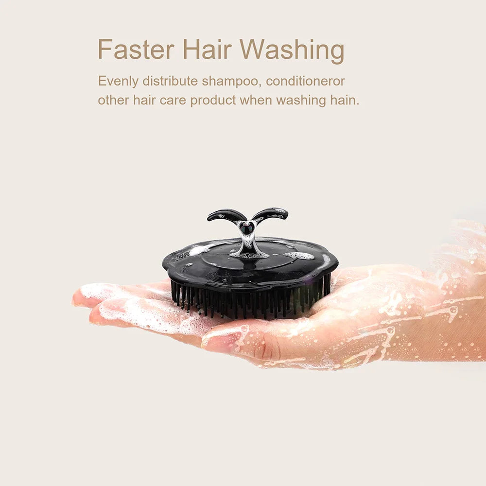 Brosse de Massage Cuir Chevelu – Nettoyage &amp; Stimulation
