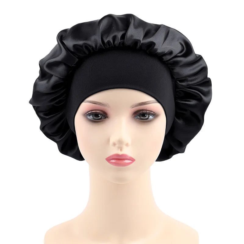 Bonnet Satin Multi-Usage – Nuit, Douche &amp; Soin Cheveux