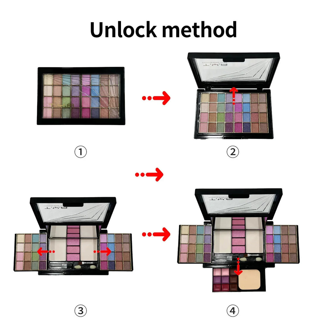 Complete Makeup Palette – 46 Color Set