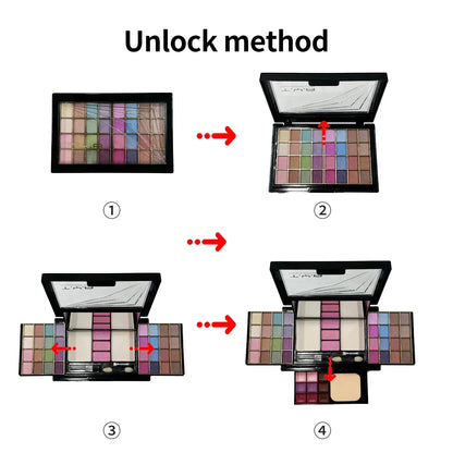 Palette Maquillage Complète – Coffret 46 Couleurs