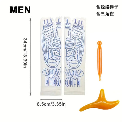 Chaussettes de Réflexologie – Massage &amp; Détente des Pieds