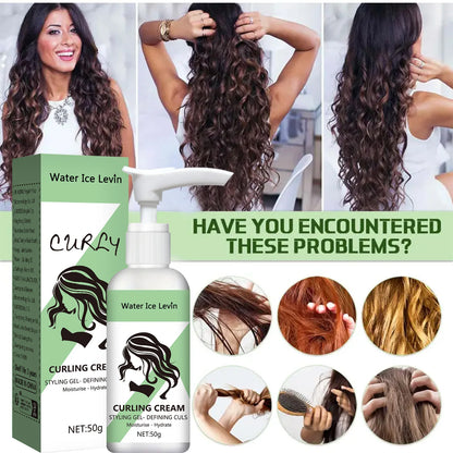 crème coiffante pour cheveux bouclés