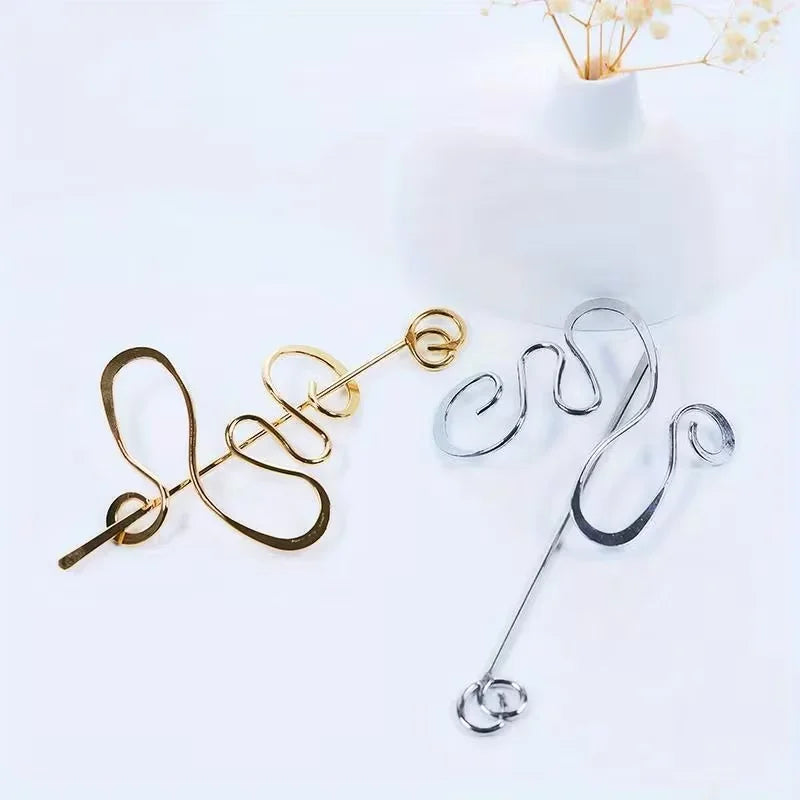 Pince à Cheveux Design Irrégulier – Élégance Minimaliste
