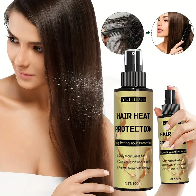 Heat Protectant Spray – Protection &amp; Shine