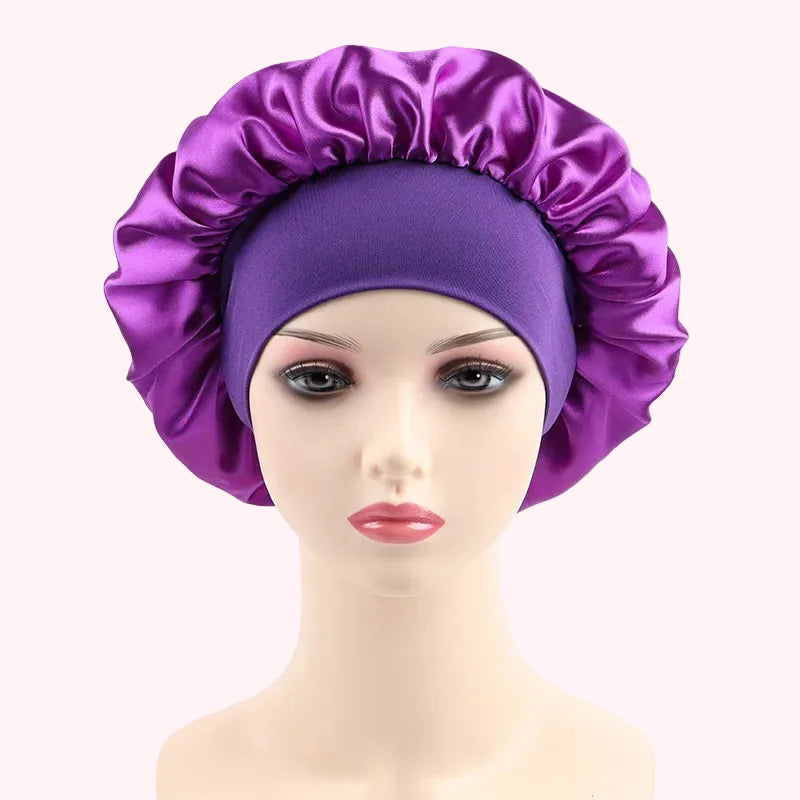 Bonnet Satin Multi-Usage – Nuit, Douche & Soin Cheveux