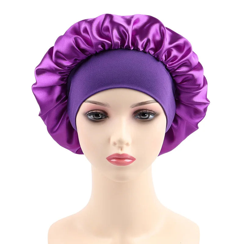 Bonnet Satin Multi-Usage – Nuit, Douche &amp; Soin Cheveux