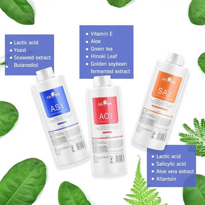 Sérums Aqua Peel Professionnels – Nettoyage Profond &amp; Éclat (Kit 3x400ml)
