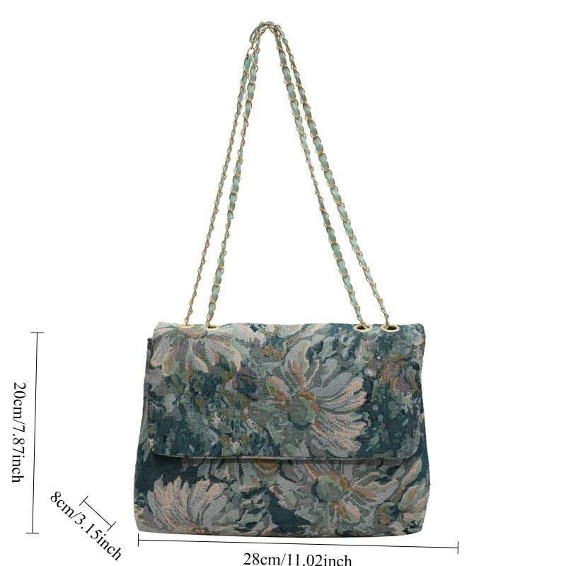 Women's bags are fashionable and simple messenger bags, trendy large-capacity small square bags, casual shoulder bags.