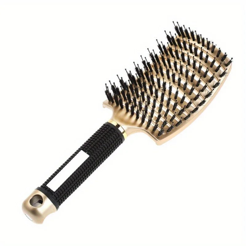 Brosse Démêlante à 9 Rangées Avec Masseur De Cuir Chevelu - Neuf, Pour Cheveux Longs Ou épais
