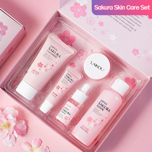 Coffret Sakura – Routine Visage Élégante (3 à 5 Pièces)