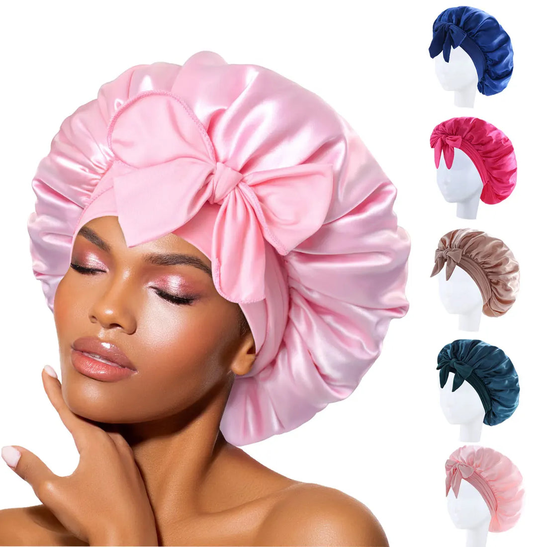 Premium Satin Bonnet – Night Protection &amp; Comfort