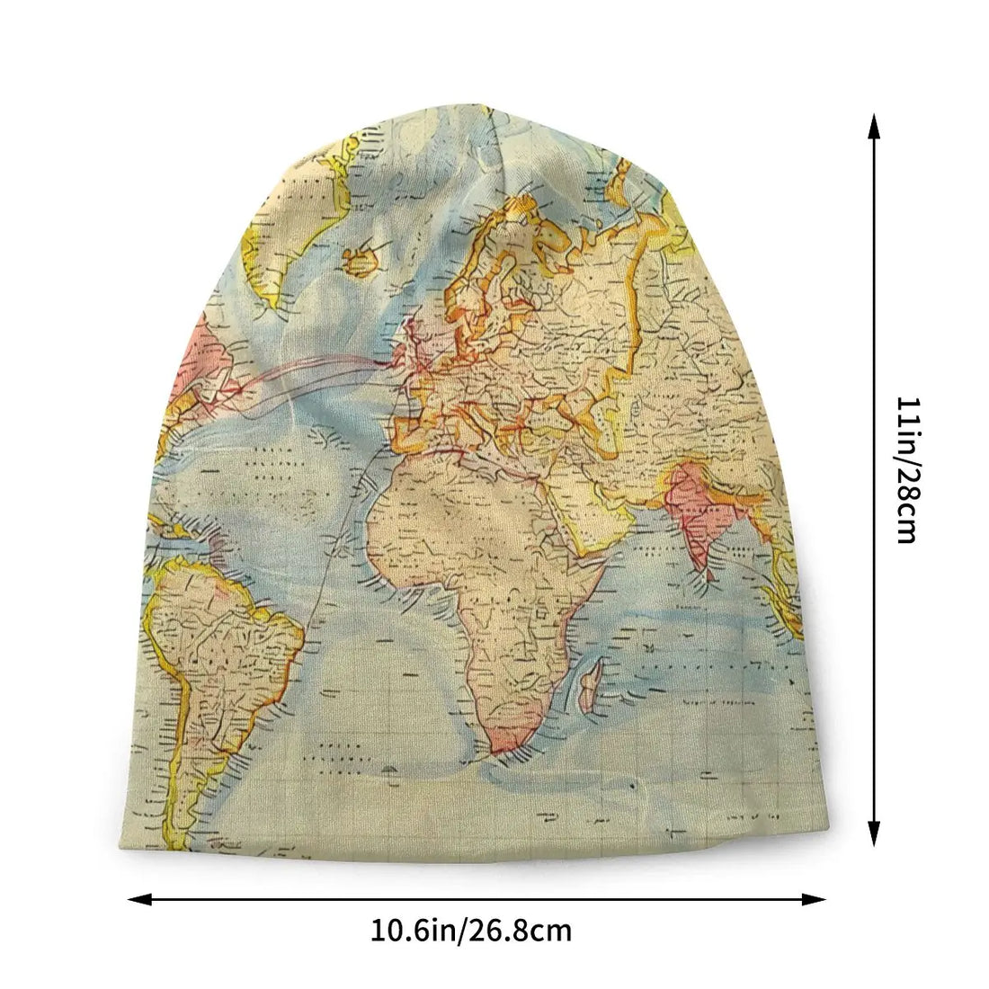 World Map Streetwear Beanie – Original Urban Style
