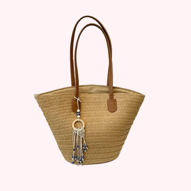 Sac Tote Tressé – Style Chic &amp; Décontracté