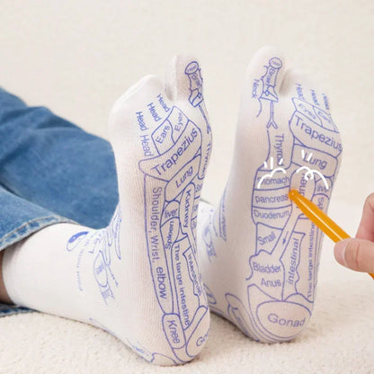 Chaussettes de Réflexologie – Massage &amp; Détente des Pieds