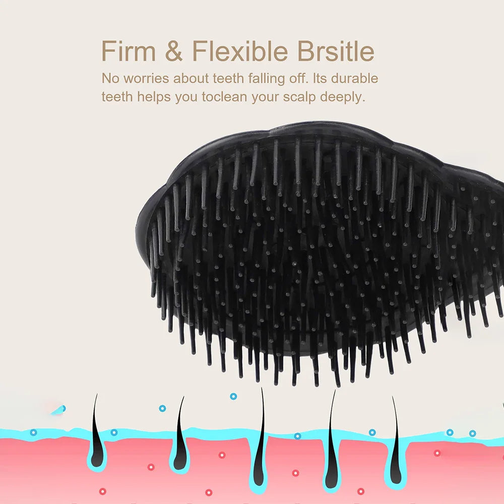 Brosse de Massage Cuir Chevelu – Nettoyage &amp; Stimulation