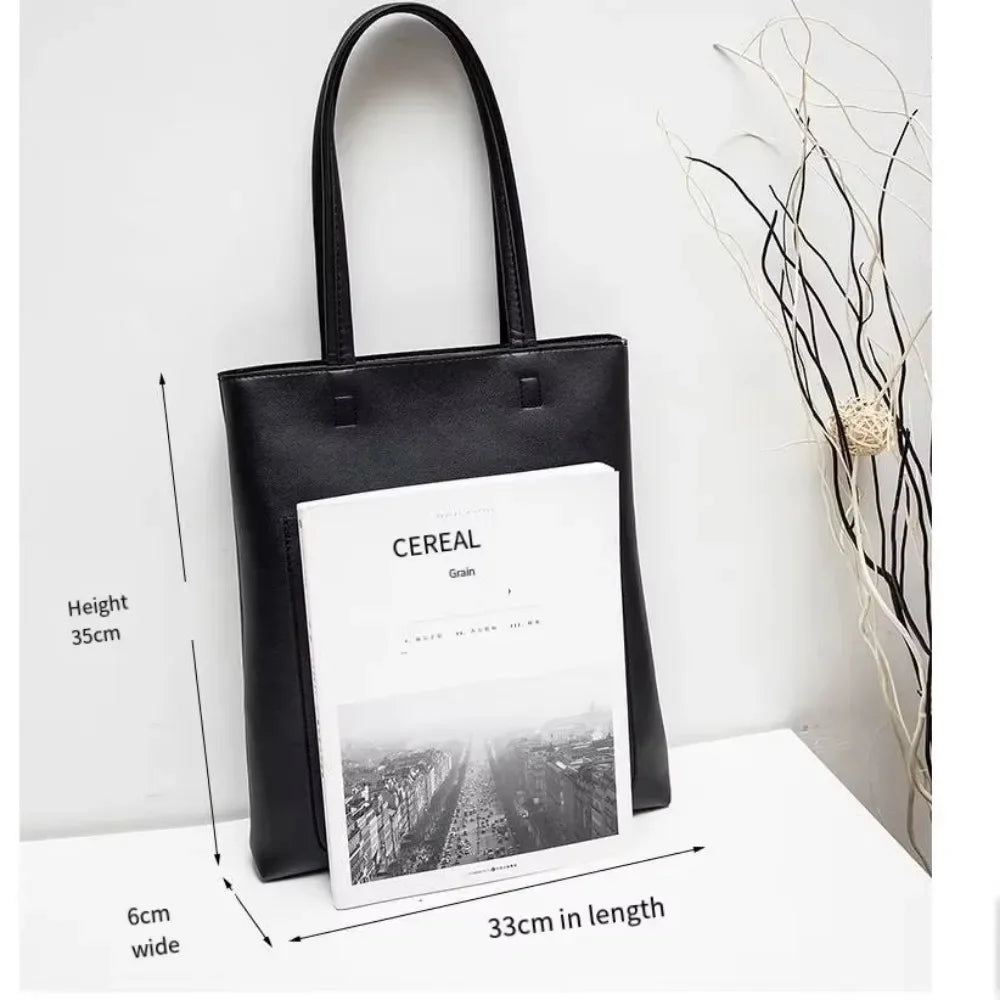 Fashion Tote Bags Women's Bags Solid Color Niche Design Axillary Bag Leisure Versatile High Capacity Trend Commuter Shoulder Bag