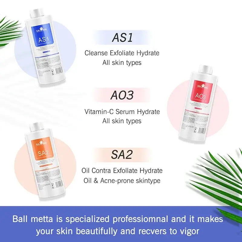 Sérums Aqua Peel Professionnels – Nettoyage Profond &amp; Éclat (Kit 3x400ml)