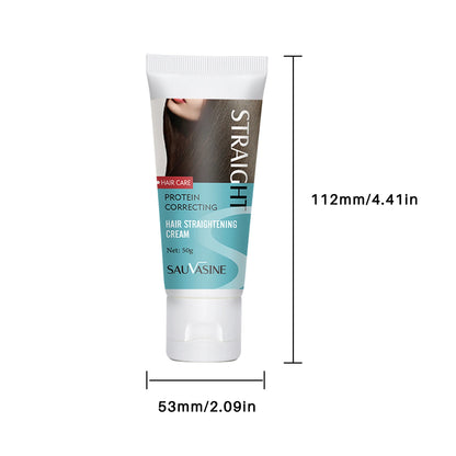 Crème Lissante à la Kératine – Cheveux Lisses &amp; Disciplinés
