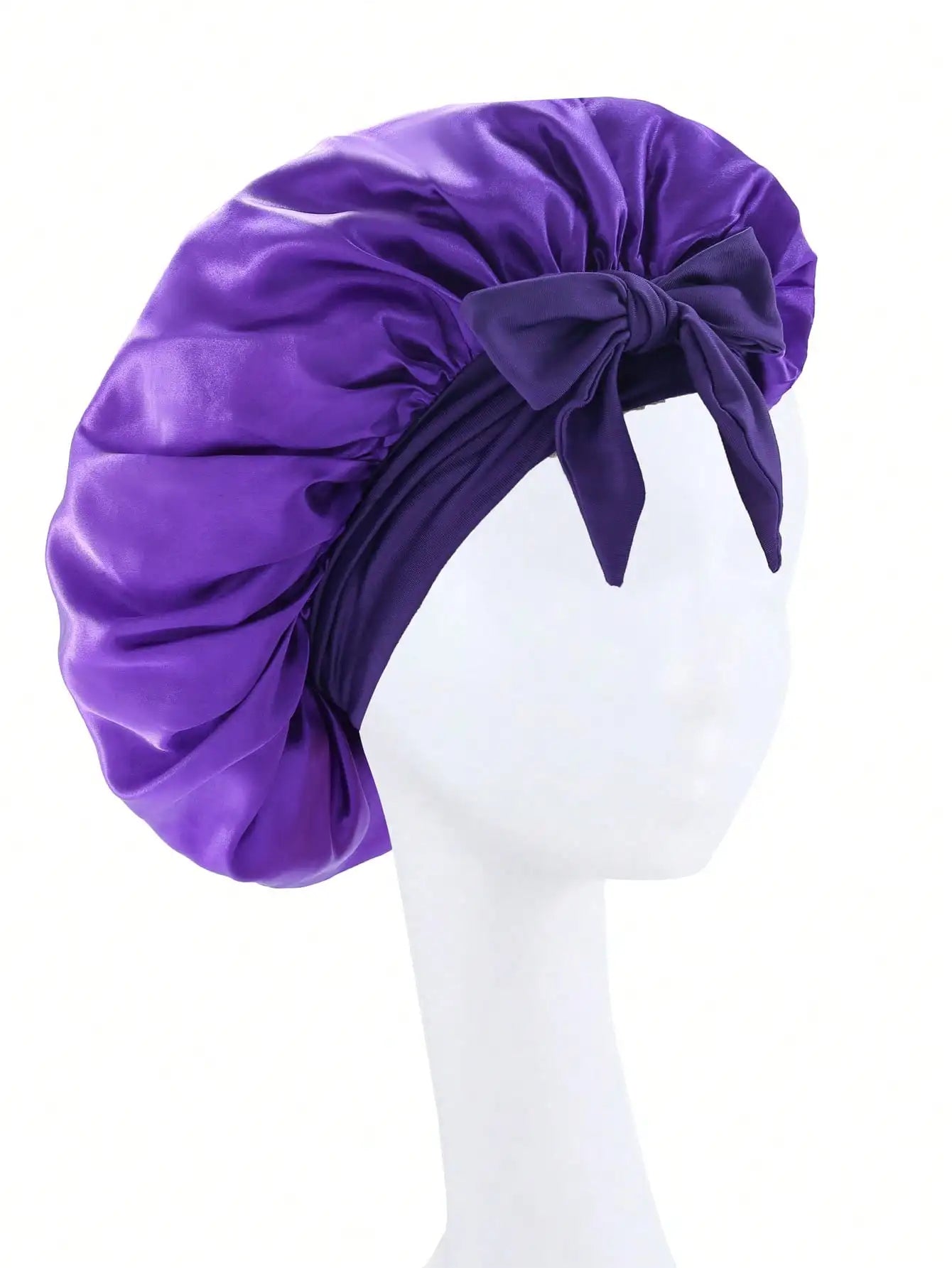 Satin Bonnet Silk Bonnet Adjustable Bonne For Sleeping Hair Bonnet With Tie Band Bonnets For Women Men